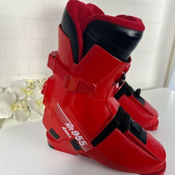 Nordica Men's Mondo Red N955 Ski Boots 303mm US Size 8.5 - Picture 1 of 16
